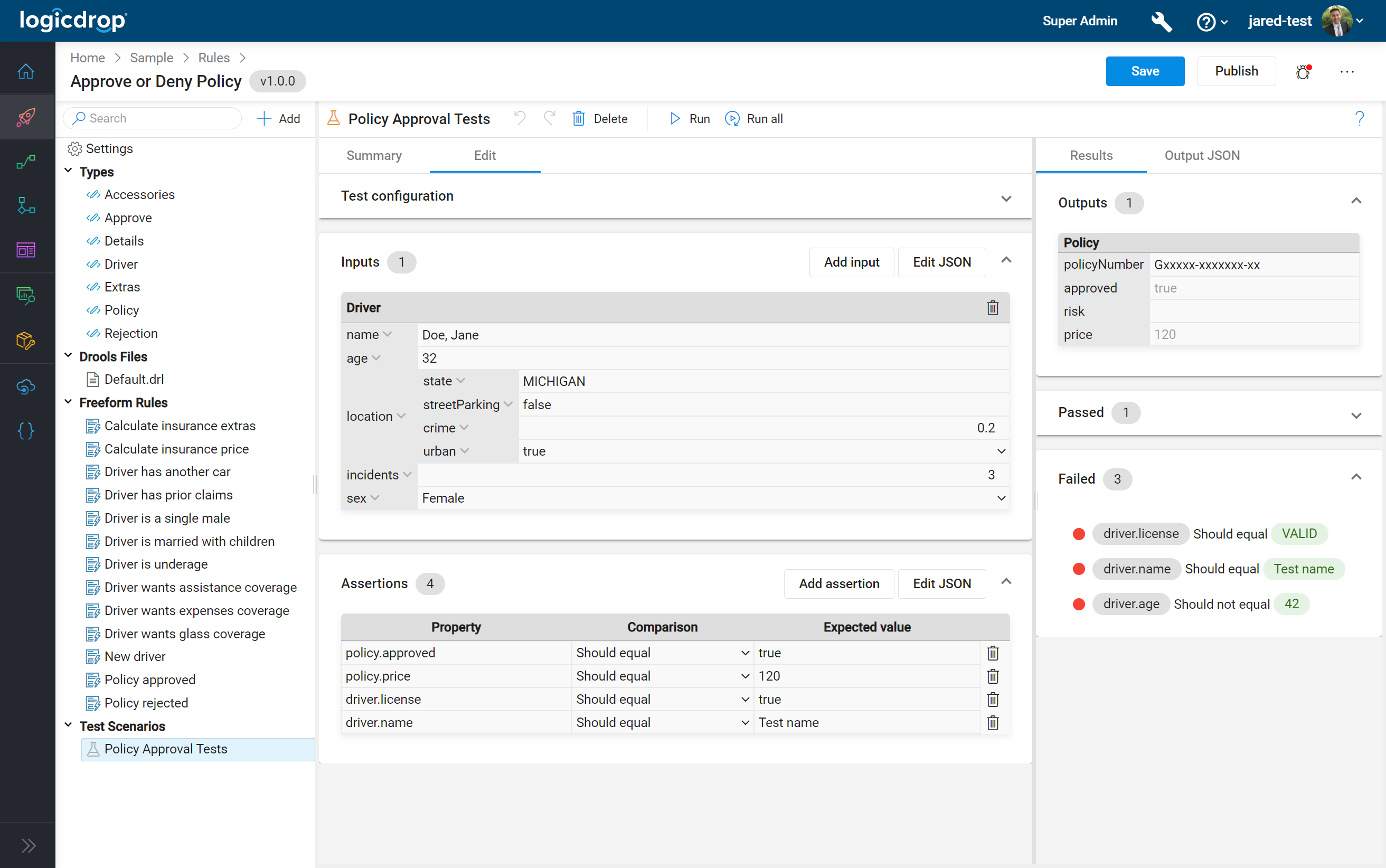 Logicdrop documents mockup